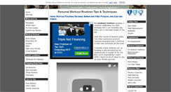 Desktop Screenshot of myworkoutroutinesreview.com